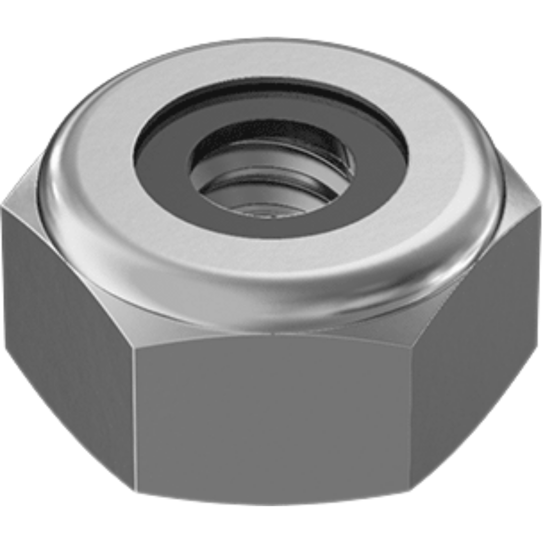 3/8″-16  316 Stainless Steel Nylon Insert Lock Nut