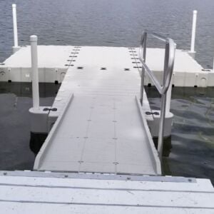 EZ Dock Polyethylene Gangway to Abutment Kit w/Hinges