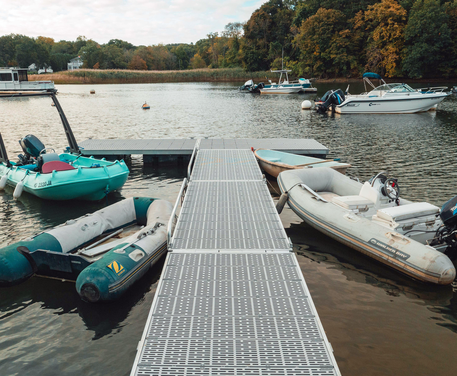 Floating Dock Posts Aluminum Floating Docks — Built to Last 25+ Years