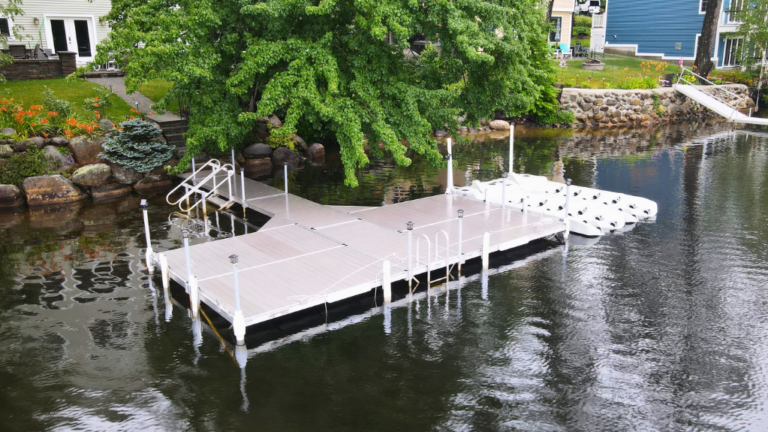 Stationary Boat Dock Kits & Parts | Hardware for Building a Pole Dock