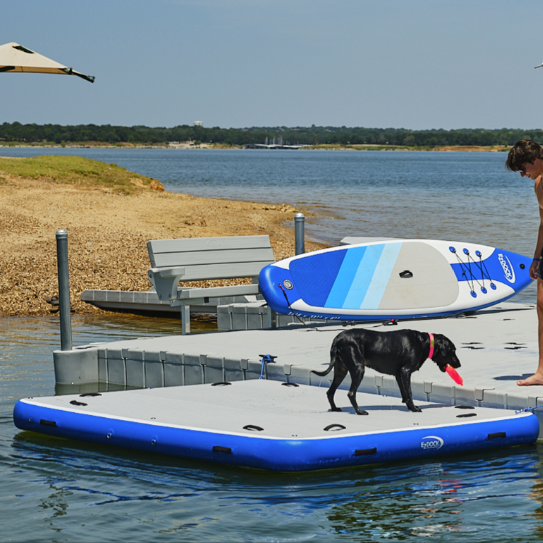 E Dock Inflatable 10′ x 8′ Rectangle Raft